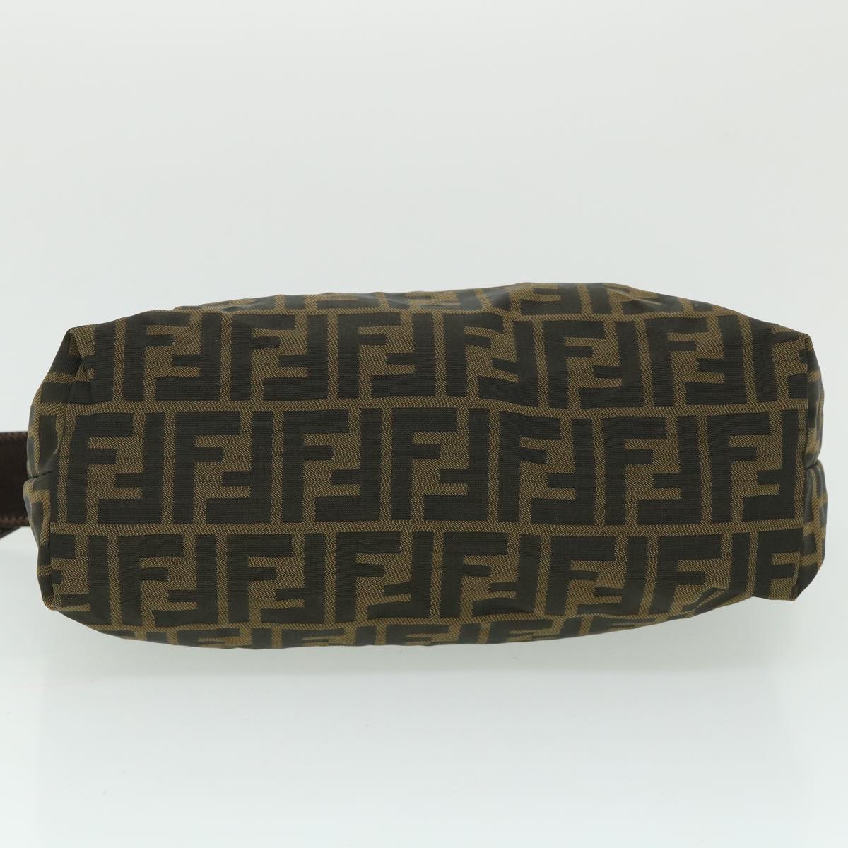 FENDI Zucca Canvas Pouch Black Brown 2119 26545 099ep1838