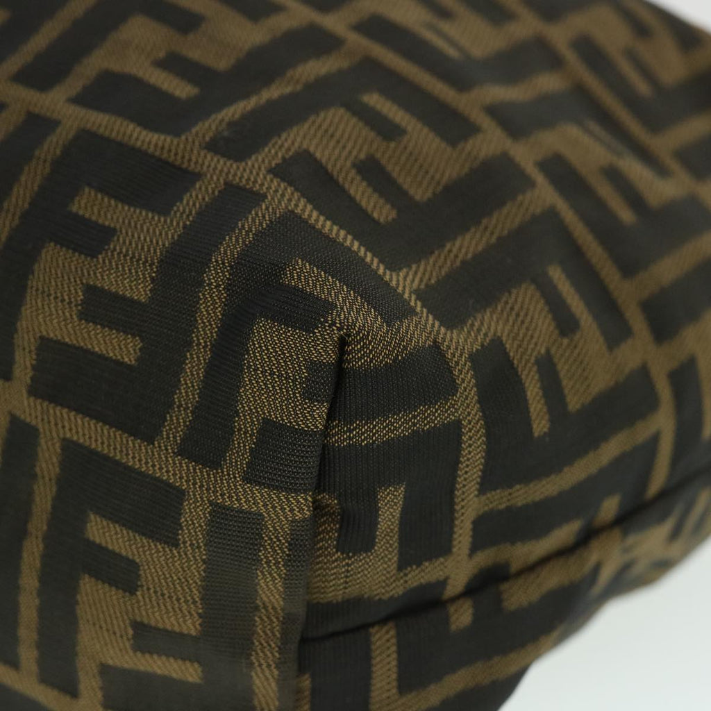 FENDI Zucca Canvas Pouch Black Brown 2119 26545 099ep1838