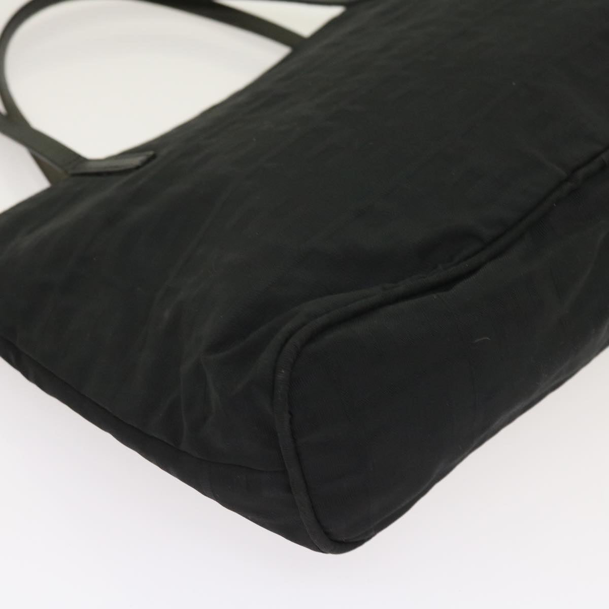 FENDI Zucca Canvas Hand Bag Blackep1858