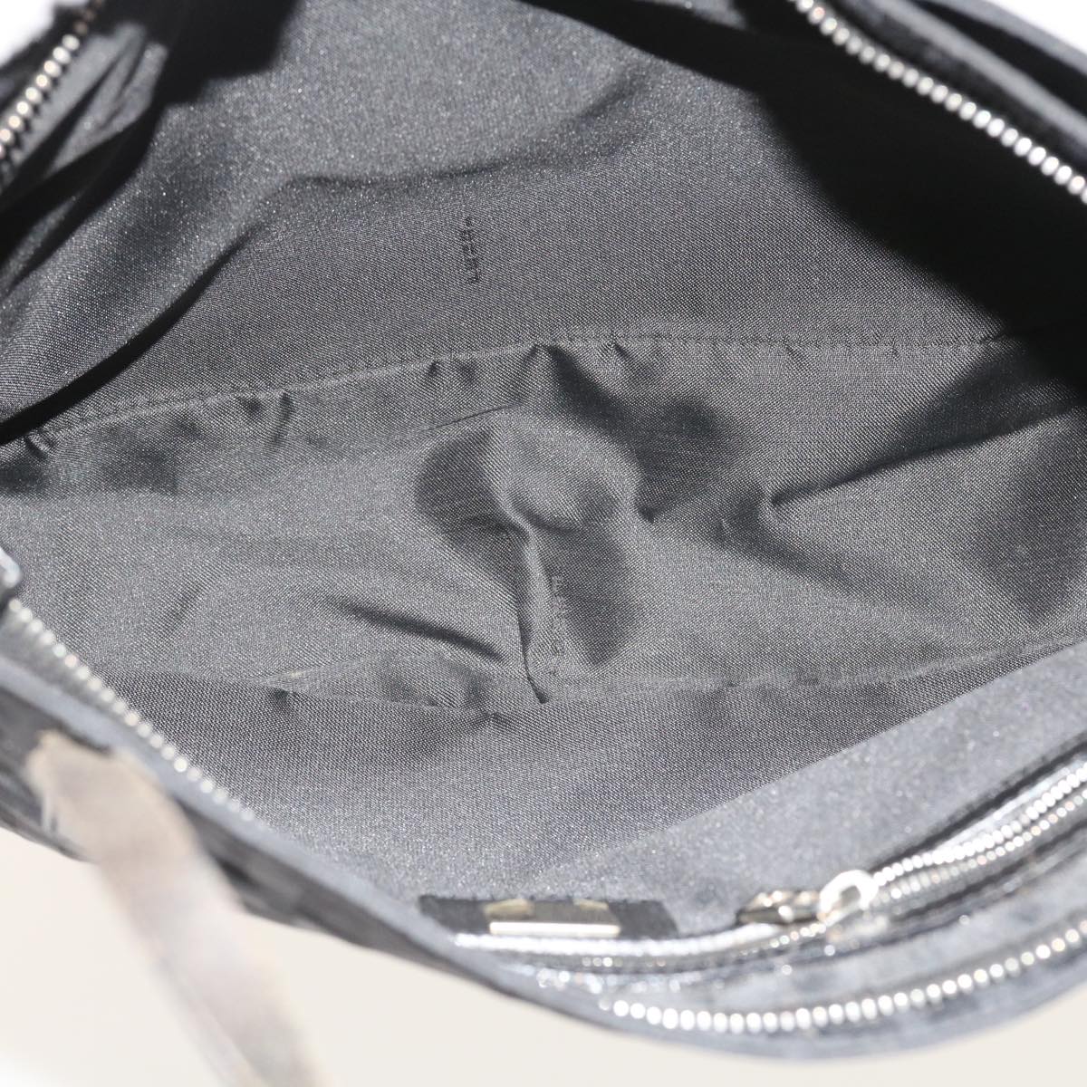 FENDI Zucca Canvas Hand Bag Blackep1858