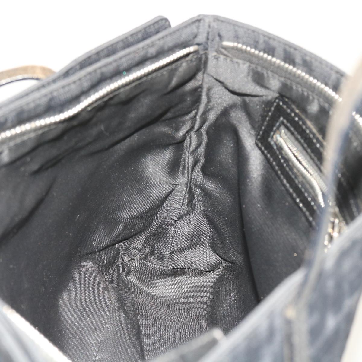 FENDI Zucca Canvas Hand Bag Blackep1858