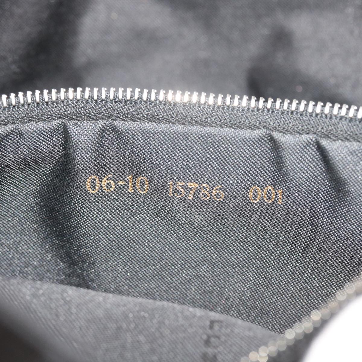 FENDI Zucca Canvas Hand Bag Blackep1858