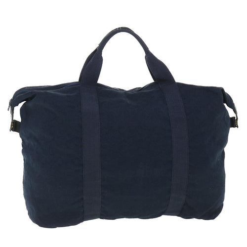 CELINE C Macadam Canvas Boston Bag Navy  ep1860