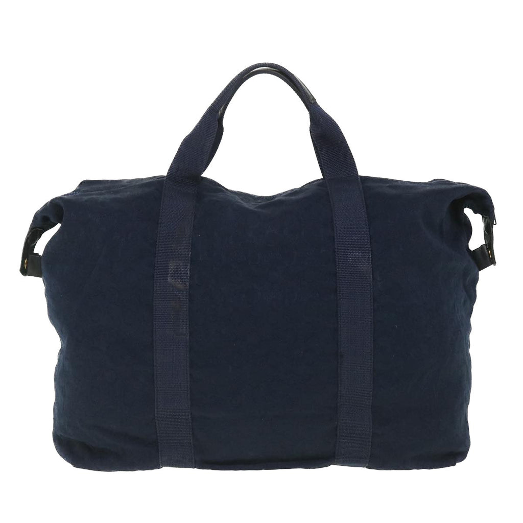 CELINE C Macadam Canvas Boston Bag Navy  ep1860