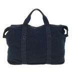 CELINE C Macadam Canvas Boston Bag Navy  ep1860