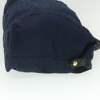 CELINE C Macadam Canvas Boston Bag Navy  ep1860
