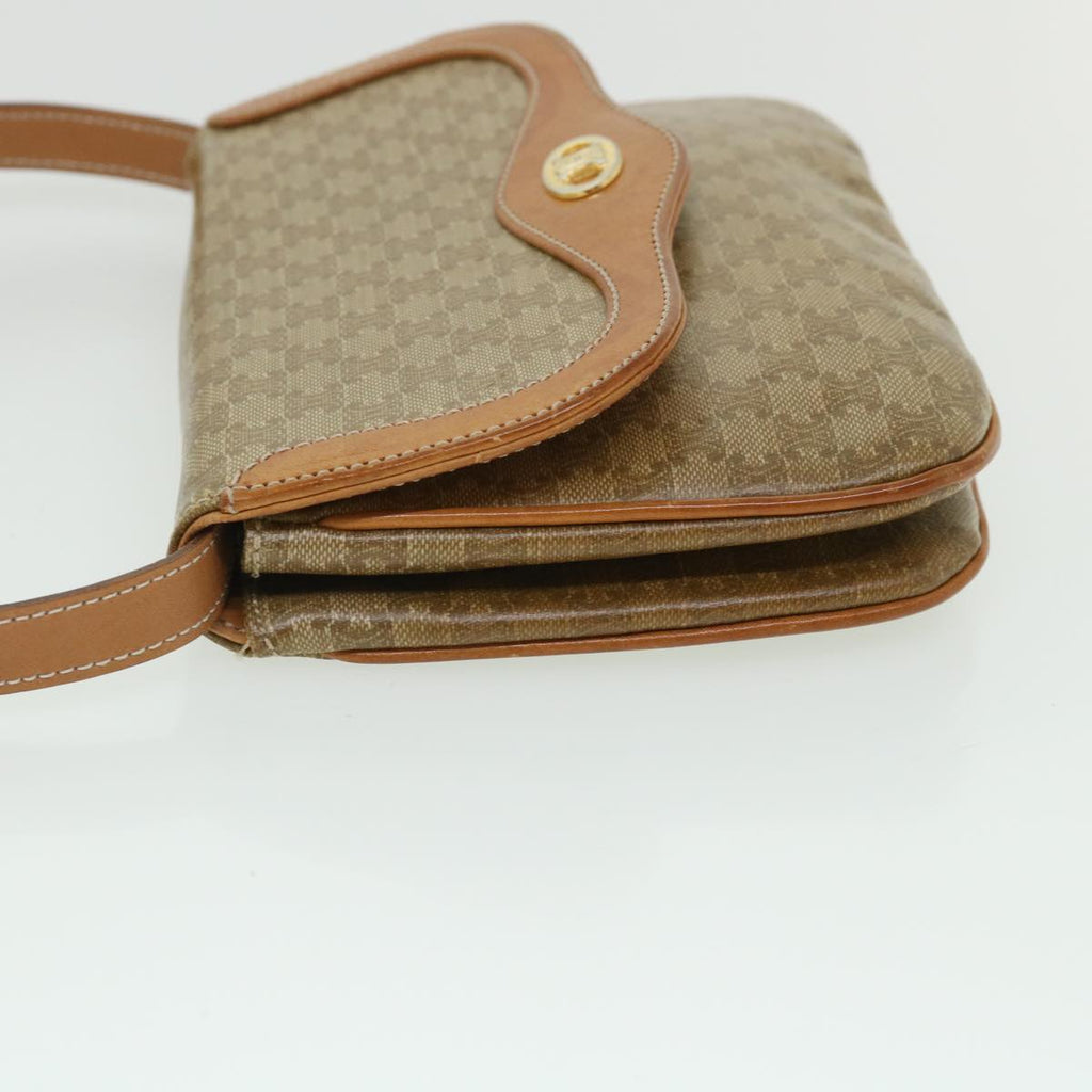 CELINE Macadam Canvas Shoulder Bag Beige  ep1877
