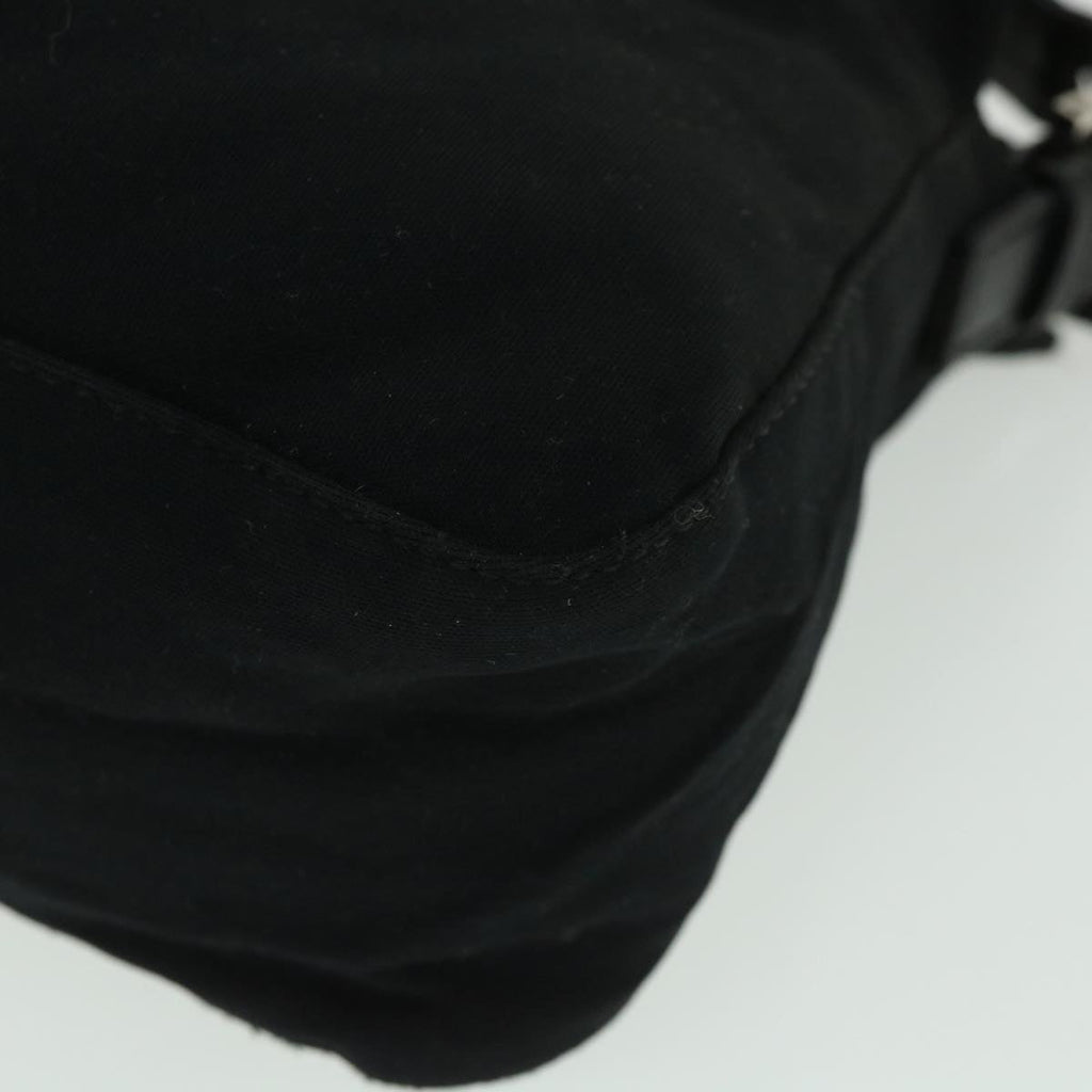 FENDI Mamma Baguette Shoulder Bag Nylon Black 2321 26566 009ep1885