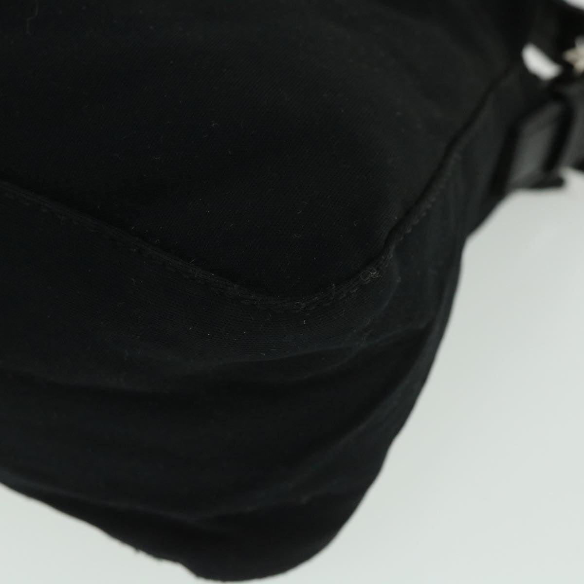 FENDI Mamma Baguette Shoulder Bag Nylon Black 2321 26566 009ep1885