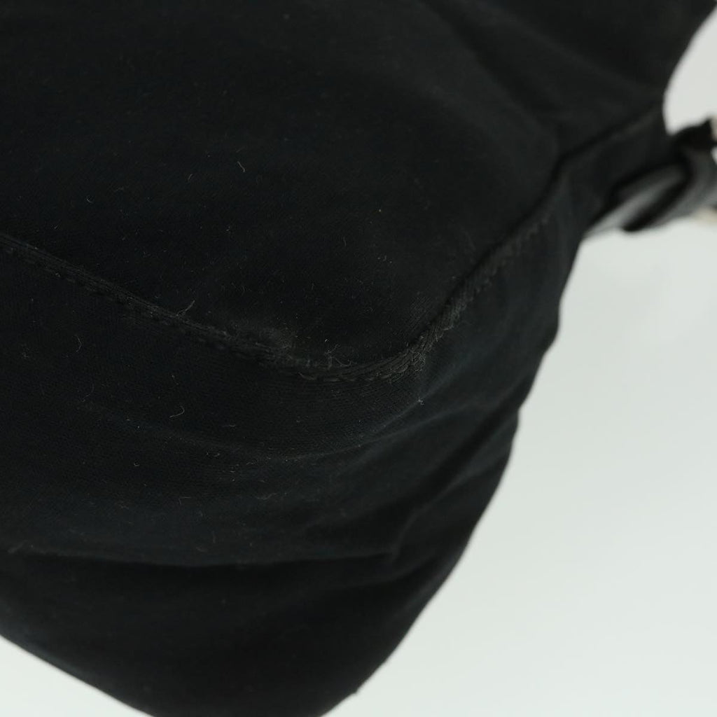 FENDI Mamma Baguette Shoulder Bag Nylon Black 2321 26566 009ep1885