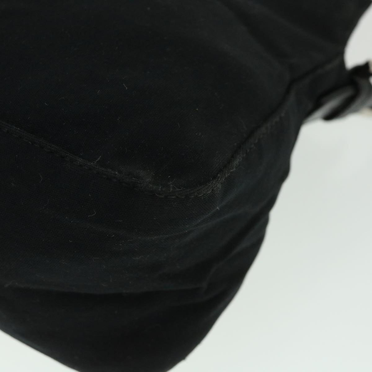 FENDI Mamma Baguette Shoulder Bag Nylon Black 2321 26566 009ep1885