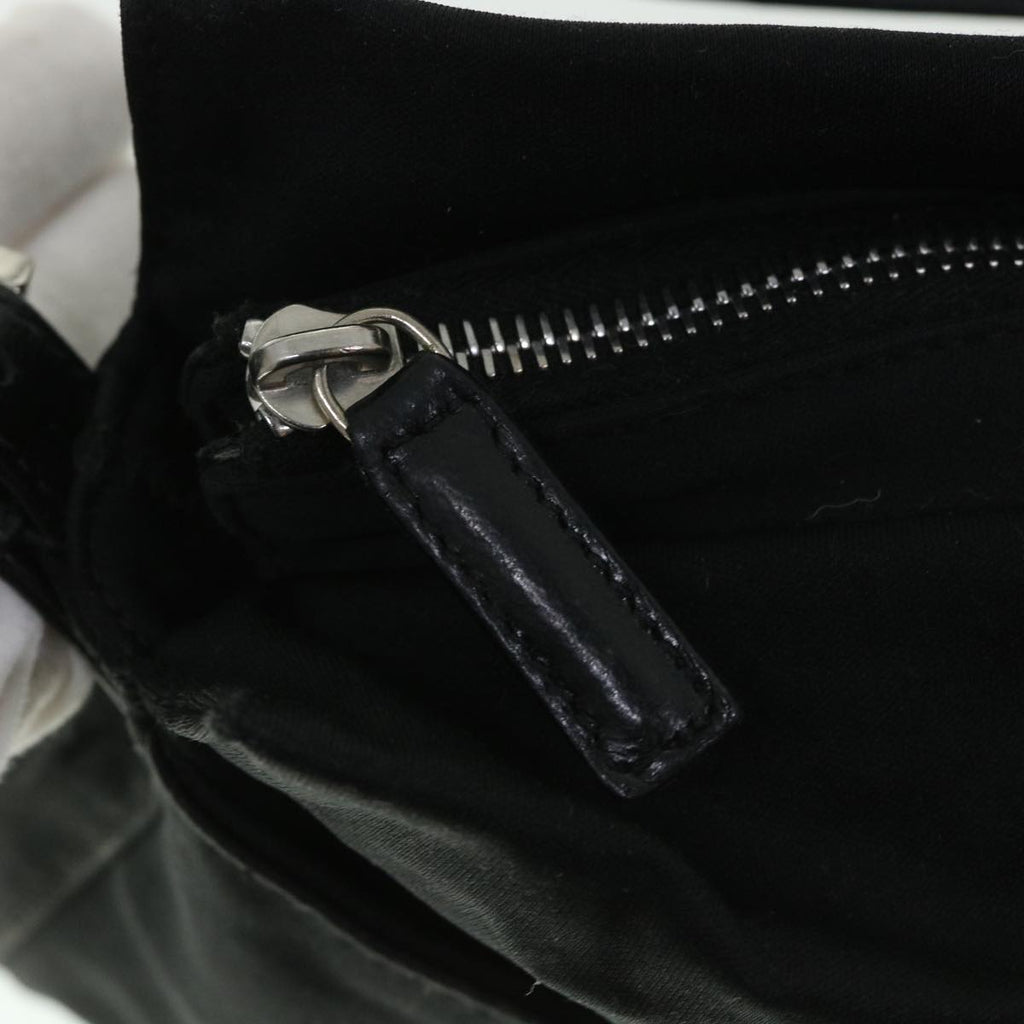 FENDI Mamma Baguette Shoulder Bag Nylon Black 2321 26566 009ep1885