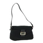 FENDI Mamma Baguette Shoulder Bag Nylon Black 2321 26566 009ep1885