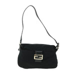 FENDI Mamma Baguette Shoulder Bag Nylon Black 2321 26566 009ep1885