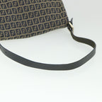 FENDI Zucchino Canvas Mamma Baguette Bag Navy 2305 26325 018ep1886