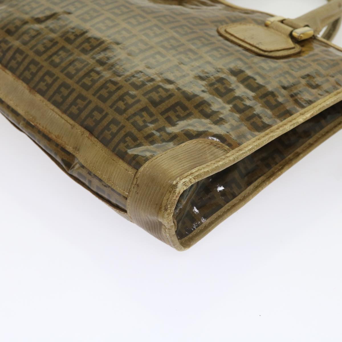 FENDI Zucchino Canvas Tote Bag Brownep1903