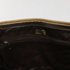 FENDI Zucchino Canvas Tote Bag Brownep1903