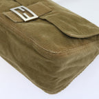 FENDI Mamma Baguette Shoulder Bag Corduroy Brown 21126325 009ep1916