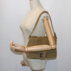 FENDI Mamma Baguette Shoulder Bag Corduroy Brown 21126325 009ep1916