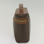 CELINE Macadam Canvas Hand Bag PVC Leather Brown  ep1954