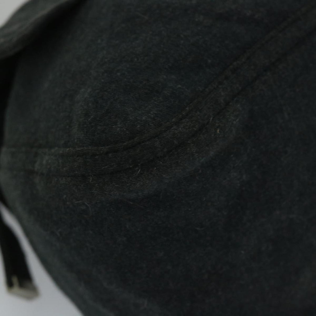 FENDI Mamma Baguette Shoulder Bag Cotton Gray 2305 26325 008ep2054