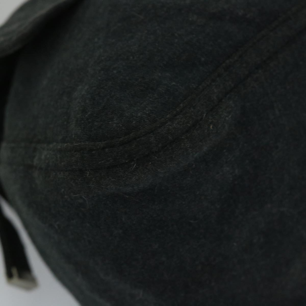 FENDI Mamma Baguette Shoulder Bag Cotton Gray 2305 26325 008ep2054