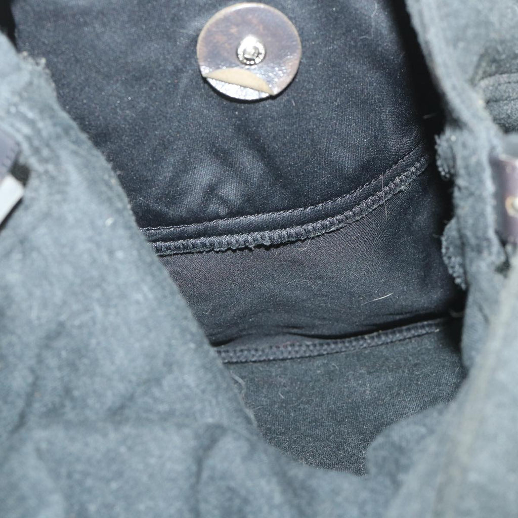 FENDI Mamma Baguette Shoulder Bag Cotton Gray 2305 26325 008ep2054