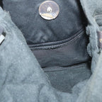 FENDI Mamma Baguette Shoulder Bag Cotton Gray 2305 26325 008ep2054