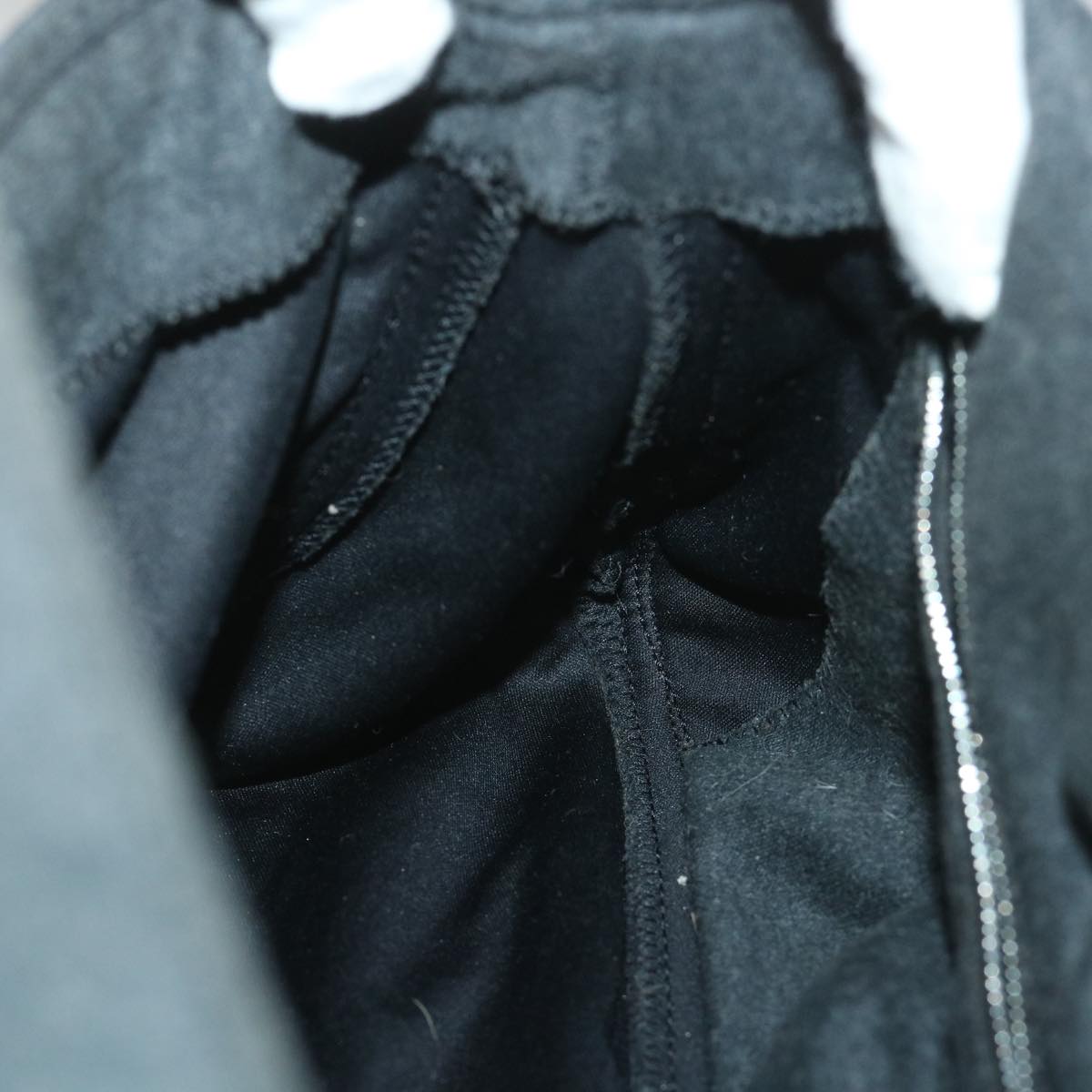 FENDI Mamma Baguette Shoulder Bag Cotton Gray 2305 26325 008ep2054