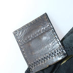 FENDI Mamma Baguette Shoulder Bag Cotton Gray 2305 26325 008ep2054