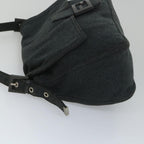 FENDI Mamma Baguette Shoulder Bag Cotton Gray 2305 26325 008ep2054
