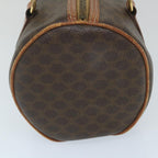CELINE Macadam Canvas Shoulder Bag PVC Leather Brown  ep2173