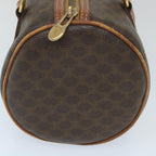 CELINE Macadam Canvas Shoulder Bag PVC Leather Brown  ep2173