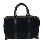 CELINE C Macadam Canvas Boston Bag Navy  ep2240
