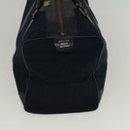 CELINE C Macadam Canvas Boston Bag Navy  ep2240