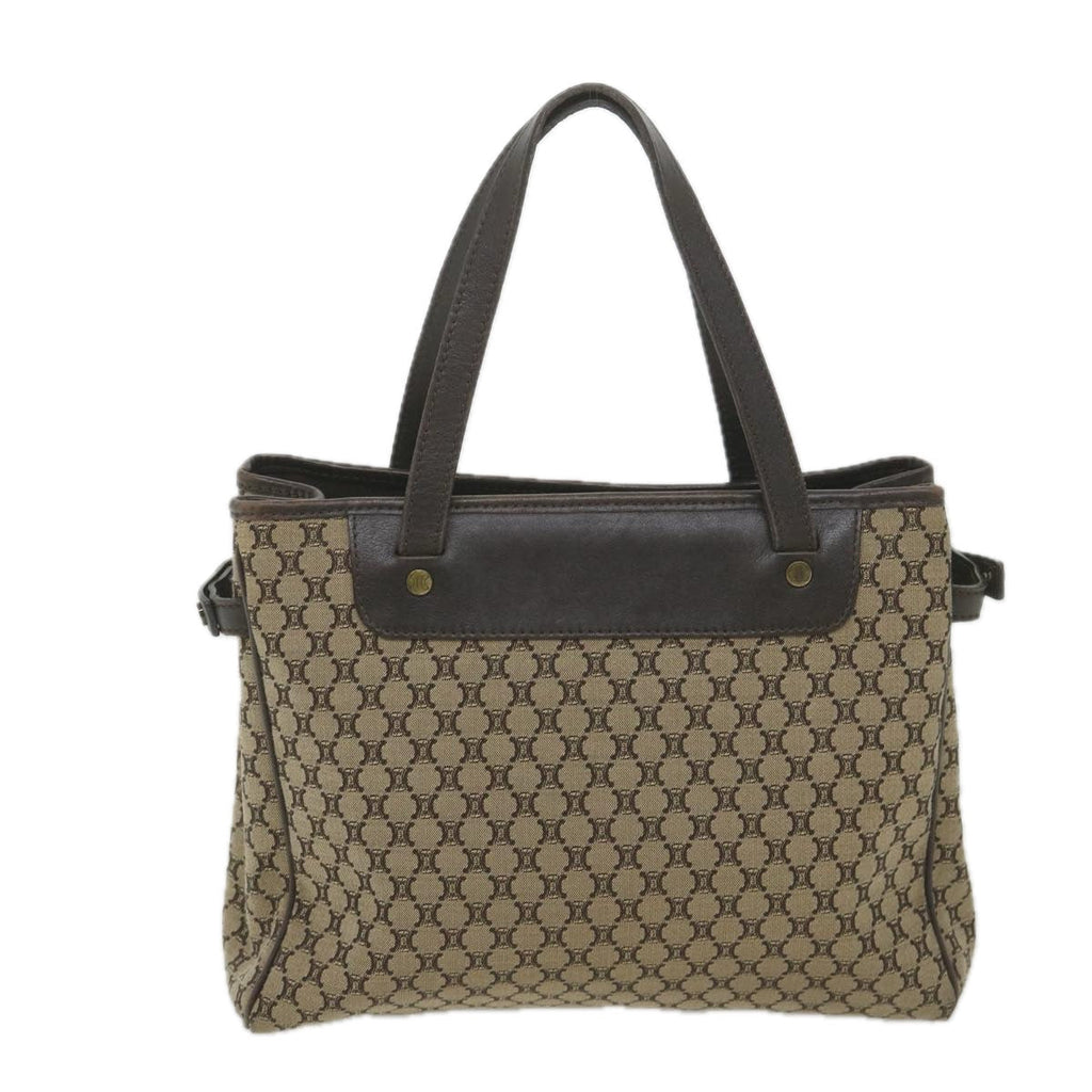 CELINE Macadam Canvas Tote Bag Beige  ep2286