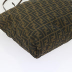 FENDI Zucca Canvas Tote Bag Black Brownep2349