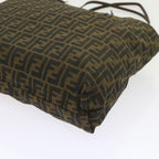 FENDI Zucca Canvas Tote Bag Black Brownep2349