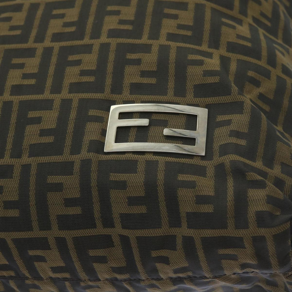 FENDI Zucca Canvas Tote Bag Black Brownep2349
