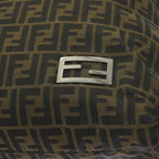 FENDI Zucca Canvas Tote Bag Black Brownep2349
