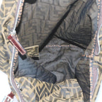 FENDI Zucca Canvas Tote Bag Black Brownep2349