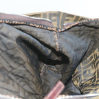 FENDI Zucca Canvas Tote Bag Black Brownep2349