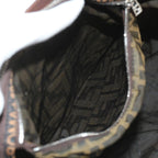 FENDI Zucca Canvas Tote Bag Black Brownep2349