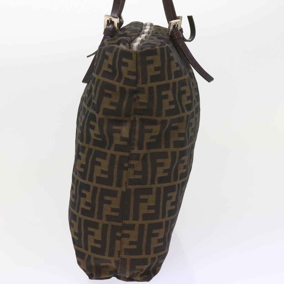 FENDI Zucca Canvas Tote Bag Black Brownep2349