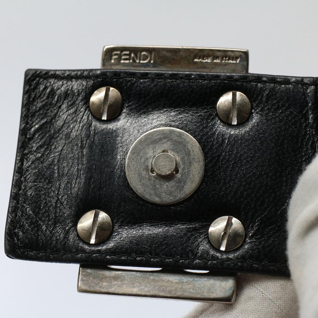 FENDI Mamma Baguette Shoulder Bag Nylon Black 2355 26723 009ep2357