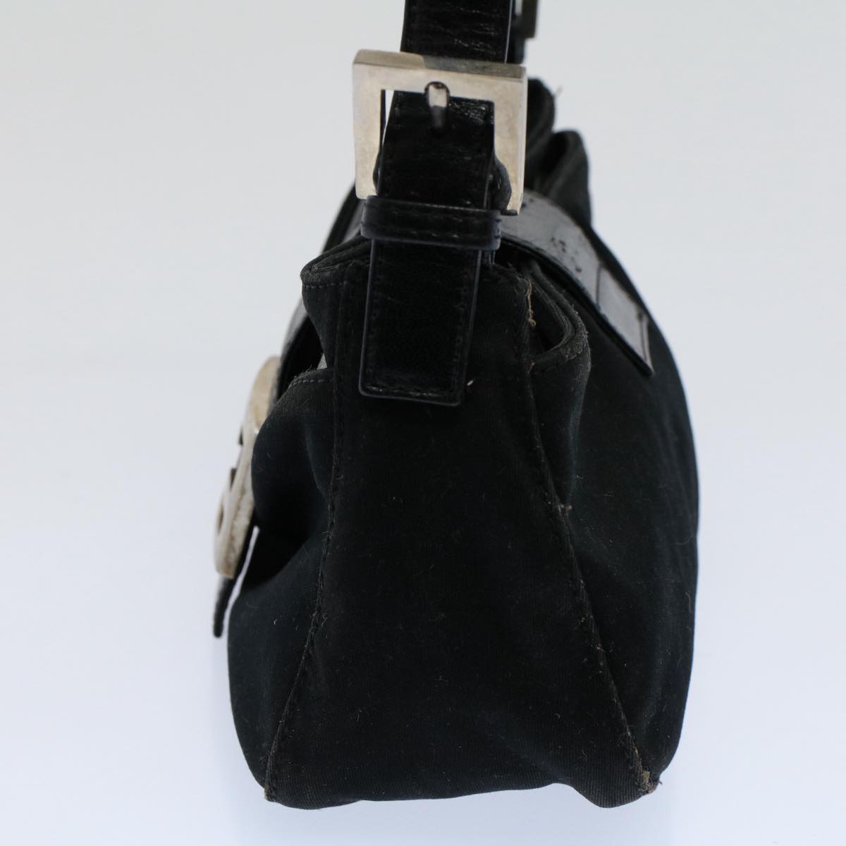 FENDI Mamma Baguette Shoulder Bag Nylon Black 2355 26723 009ep2357