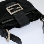 FENDI Mamma Baguette Shoulder Bag Nylon Black 2355 26723 009ep2357