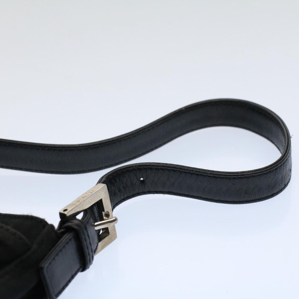 FENDI Mamma Baguette Shoulder Bag Nylon Black 2355 26723 009ep2357