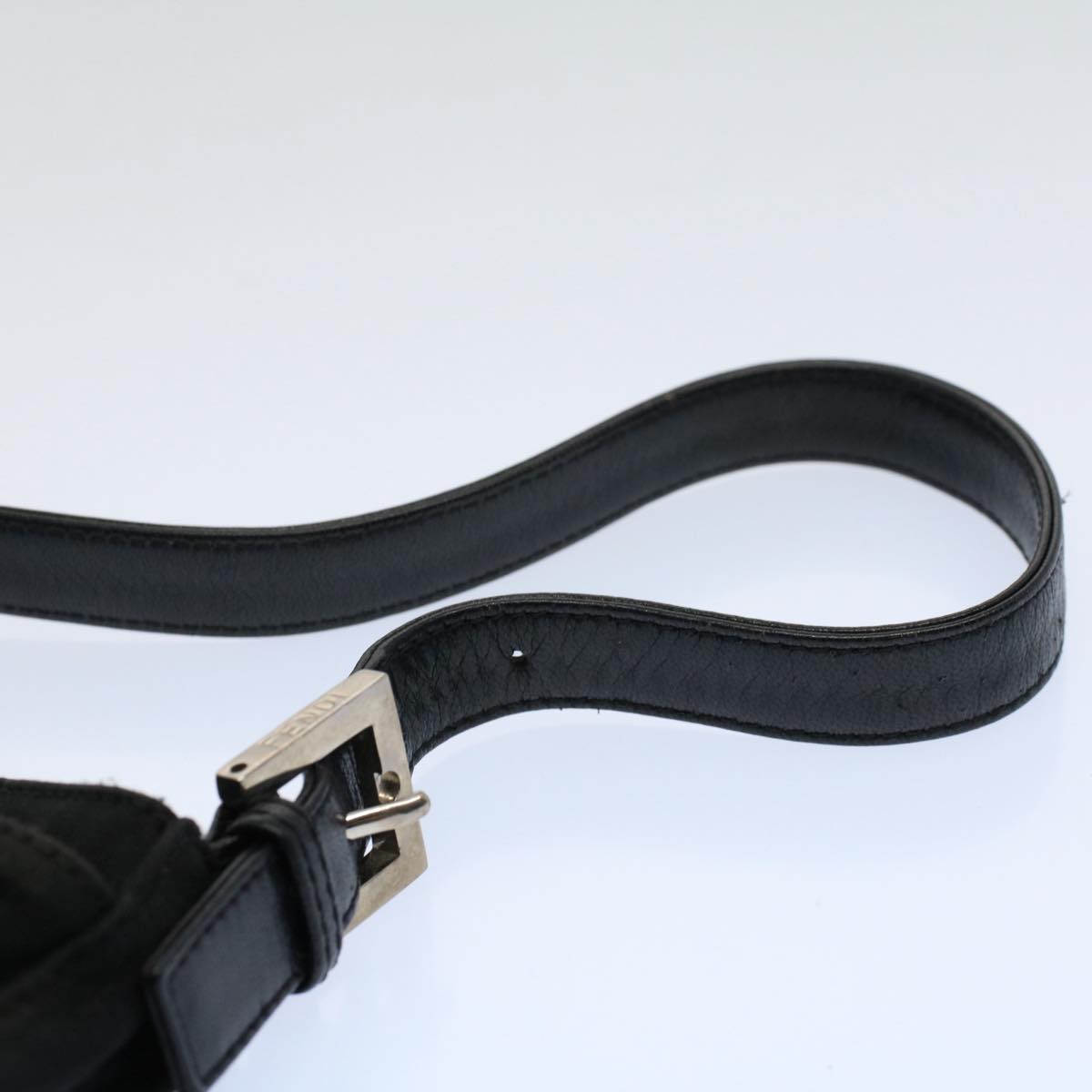 FENDI Mamma Baguette Shoulder Bag Nylon Black 2355 26723 009ep2357