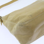 FENDI Mamma Baguette Shoulder Bag Leather Beige 2348 26325 009ep2384